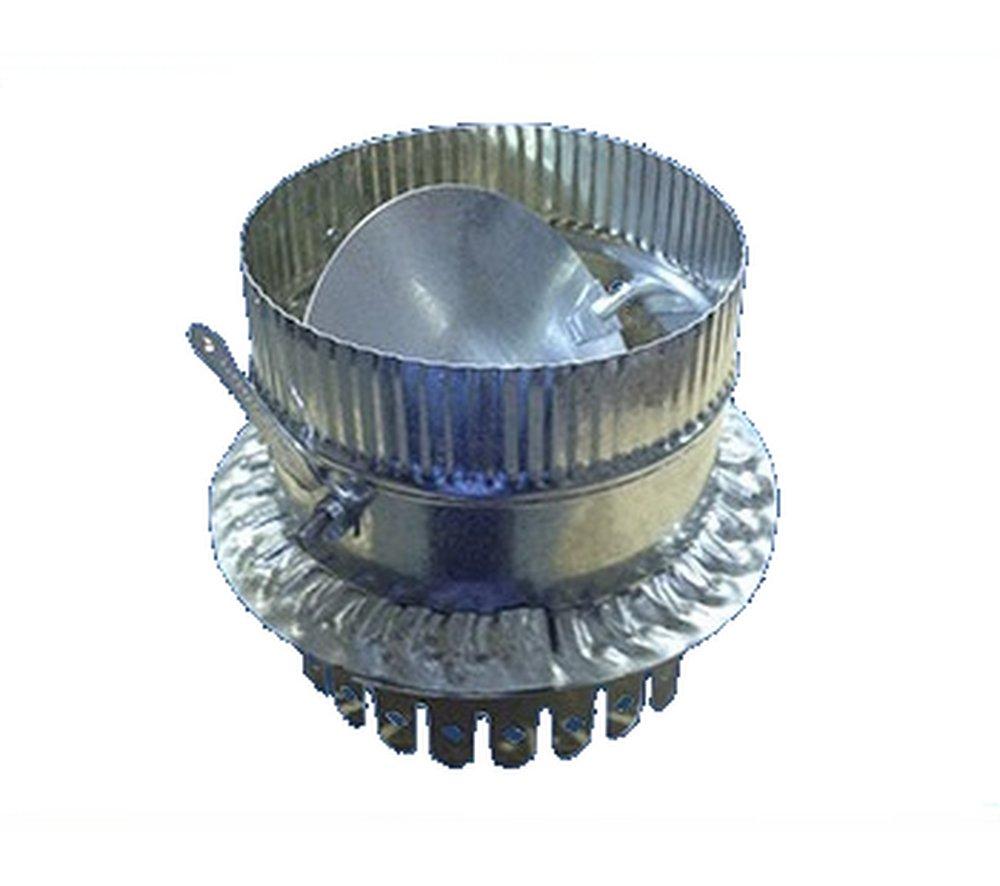 M & M Manufacturing 10 in. Galvanized Steel Starting Collar in Round Duct 