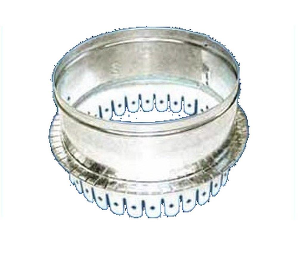 M & M Manufacturing 15 in. Galvanized Steel Starting Collar in Round Duct 