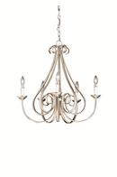 Kichler Lighting Brushed Nickel 60W 5-Light Candelabra E-12 Base Incandescent Chandelier 
