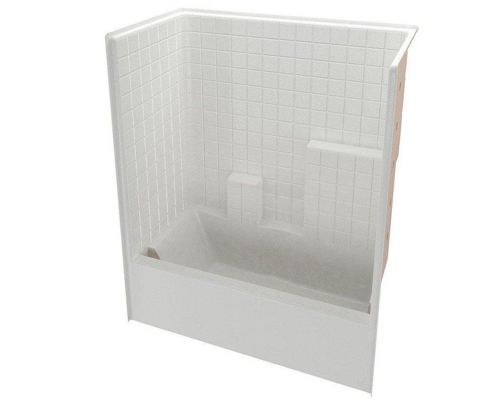 Fiber Care Baths 60 in. x 32 in. Tub & Shower Unit in White with Left Drain Ferguson