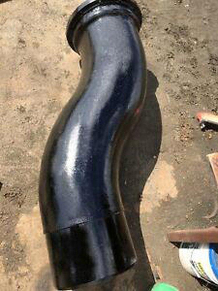 8 x 12 in. Mechanical Joint x Plain End Ductile Iron C110 Full Body Offset 