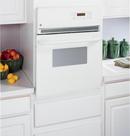 GE&reg; White 24 in. 2.7 cf Single Electric Self Cleaning Wall Oven 