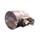 Zonex 2-Wire Round Motorized HVAC Zone Damper 