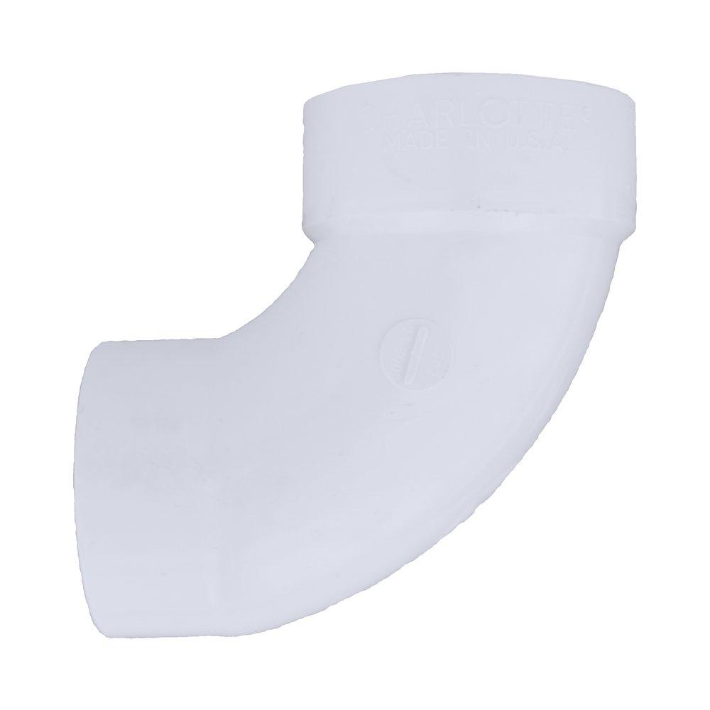 White PVC DWV 90&deg; Street Elbow 