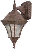 8-1/2 in. 100 W 1-Light Medium Lantern in Vintage Rust