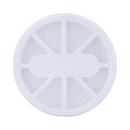 White PVC DWV Flush Cleanout Plug 