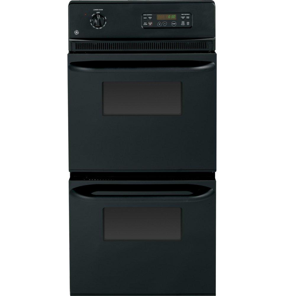 Black on Black Black on Black 24 DOUBLE WALL OVEN 
