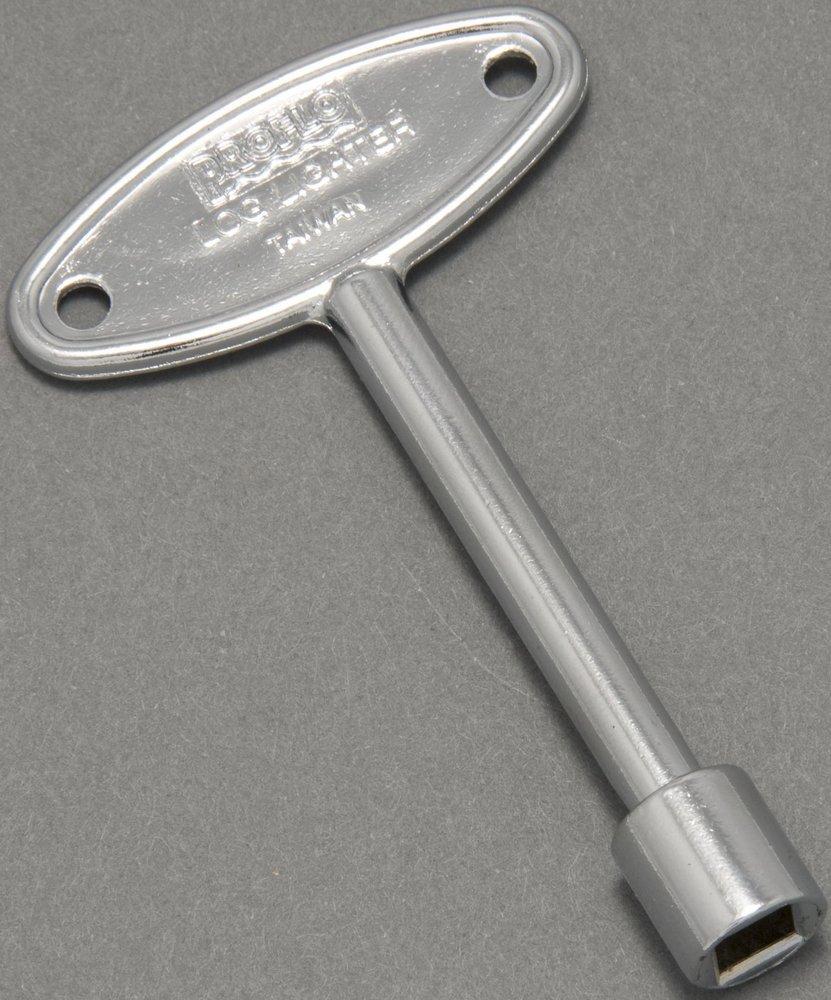 PROFLO&reg; Polished Chrome Zinc Log Lighter Key 