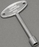 PROFLO&reg; Polished Chrome Zinc Log Lighter Key 