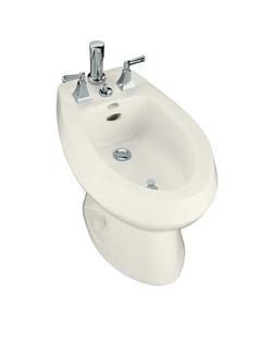 Vertical Spray Bidet in Biscuit