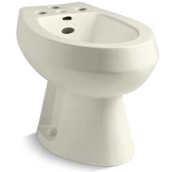 Vertical Spray Bidet in Biscuit