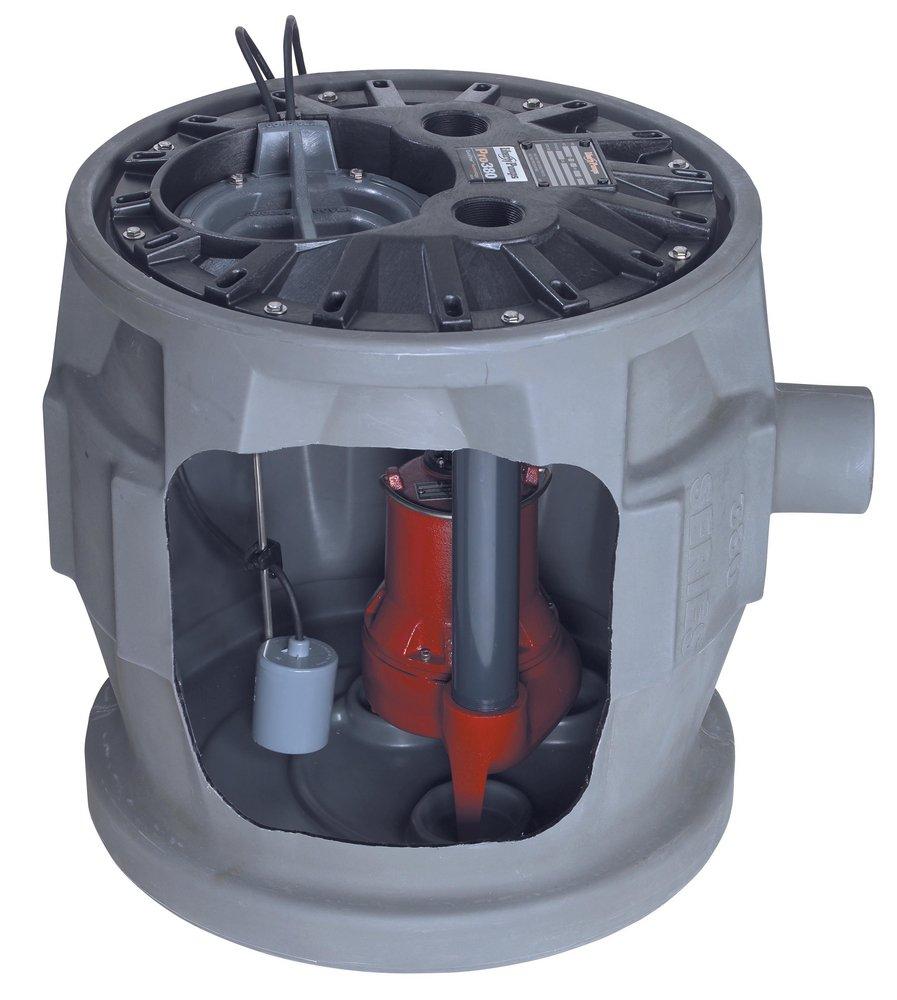 Liberty Pumps Grey 115V 120 GPM Sewage Ejector System for P380 