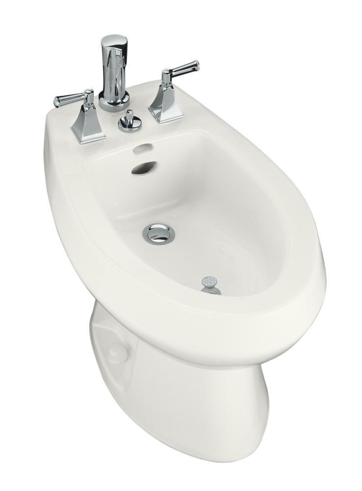 KOHLER White Vertical Spray Bidet 