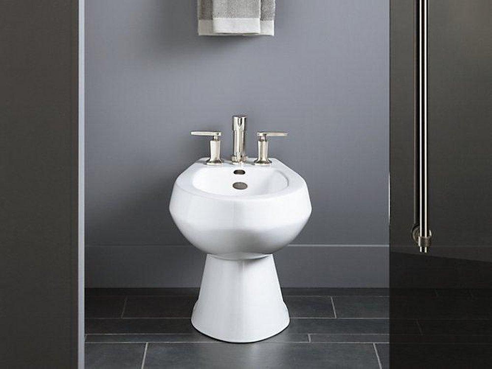 KOHLER White Vertical Spray Bidet 