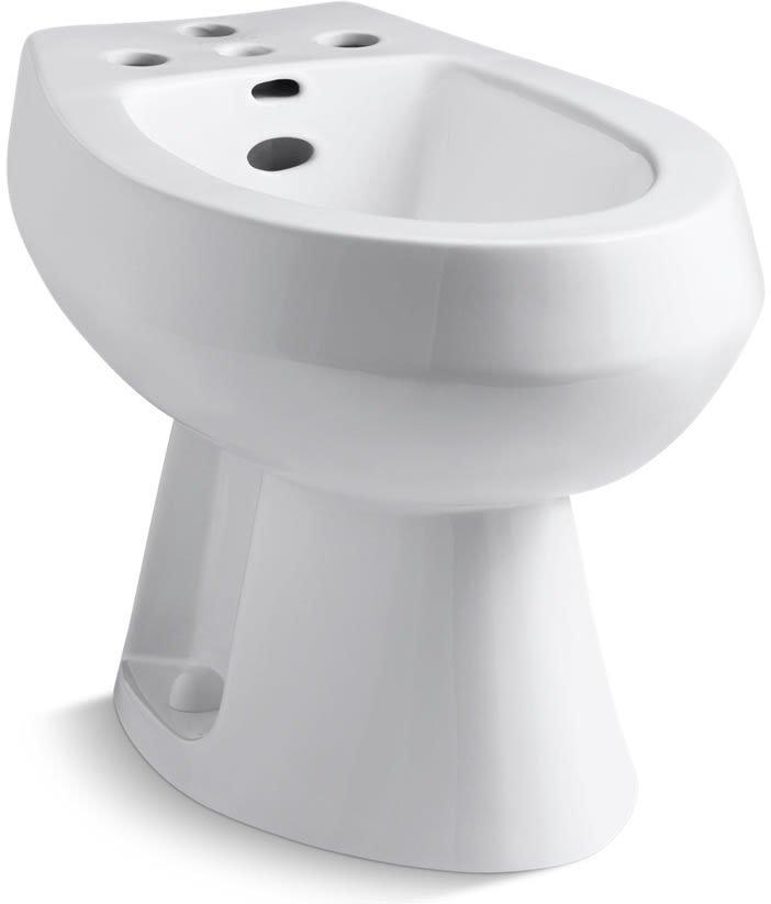 KOHLER White Vertical Spray Bidet 