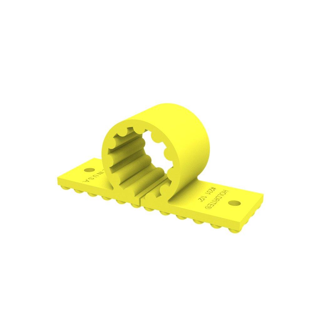 HoldRite™ Yellow Kynar Flex® Standard Pipe Clamp 