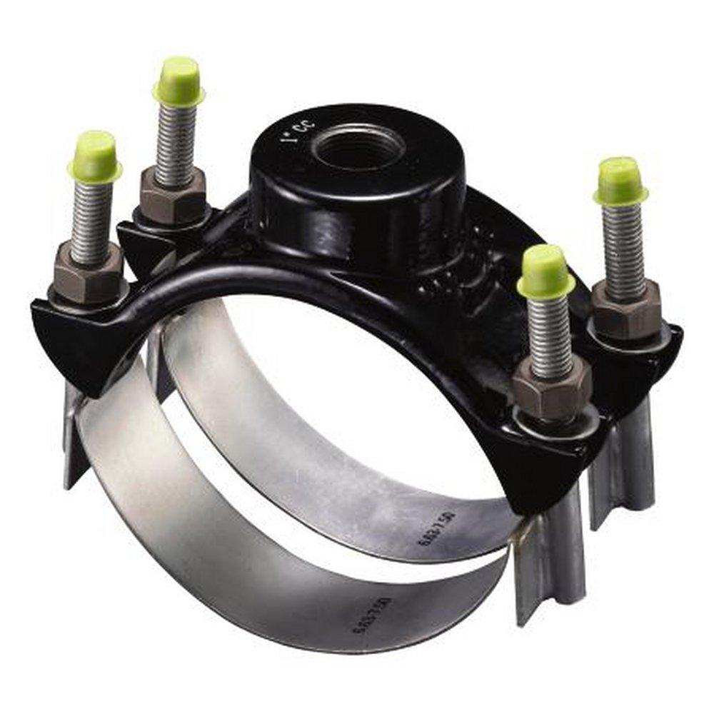 Romac Industries 3 in. IP Stainless Steel Double Strap Saddle 