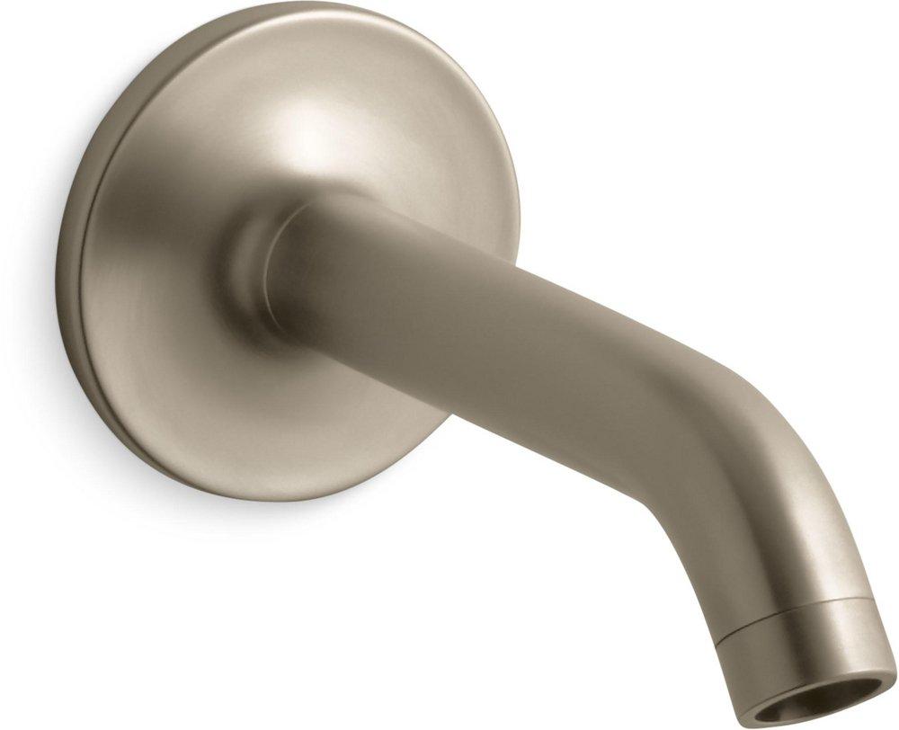 KOHLER Vibrant&reg; Brushed Bronze Wall Mount Bath Spout 