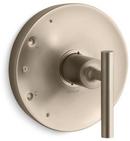 KOHLER Vibrant&reg; Brushed Bronze Single Lever Handle Valve Trim Only 