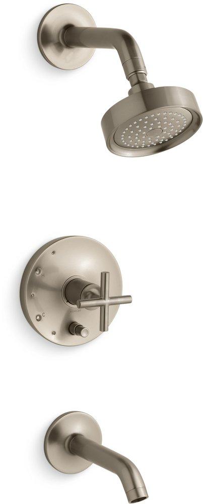 KOHLER Vibrant&reg; Brushed Bronze Single Handle Single Function Bathtub & Shower Faucet (Trim Only) 