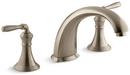 Two Handle Roman Tub Faucet in Vibrant Brushed Bronze Trim Only