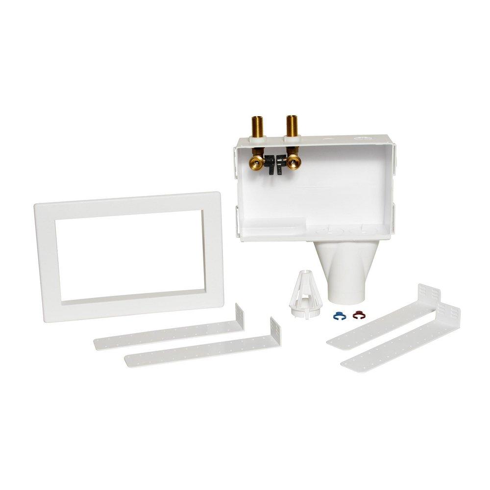 Oatey&reg; White Washing Machine Supply Box 