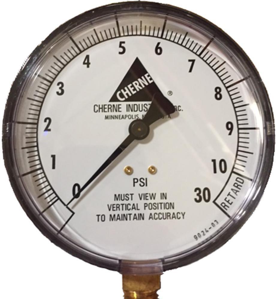 Cherne Non-Panel Mounted Pressure Test Gauge 