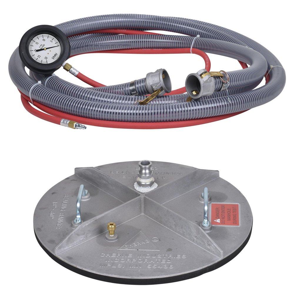 Cherne Silver Manholes Tester, Gauge and Hose 