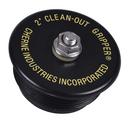 2 in. Mechanical Gripper Plug Cleanout in Black