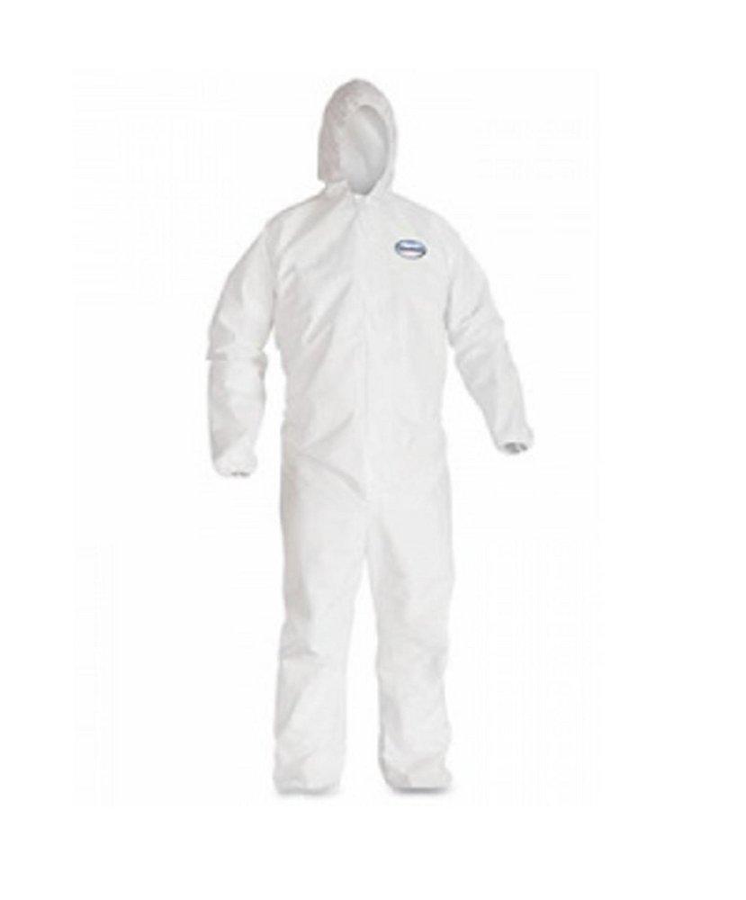 KleenGuard&trade; White Film Laminate Coverall in White 