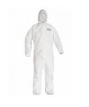 KleenGuard&trade; White Film Laminate Coverall in White 