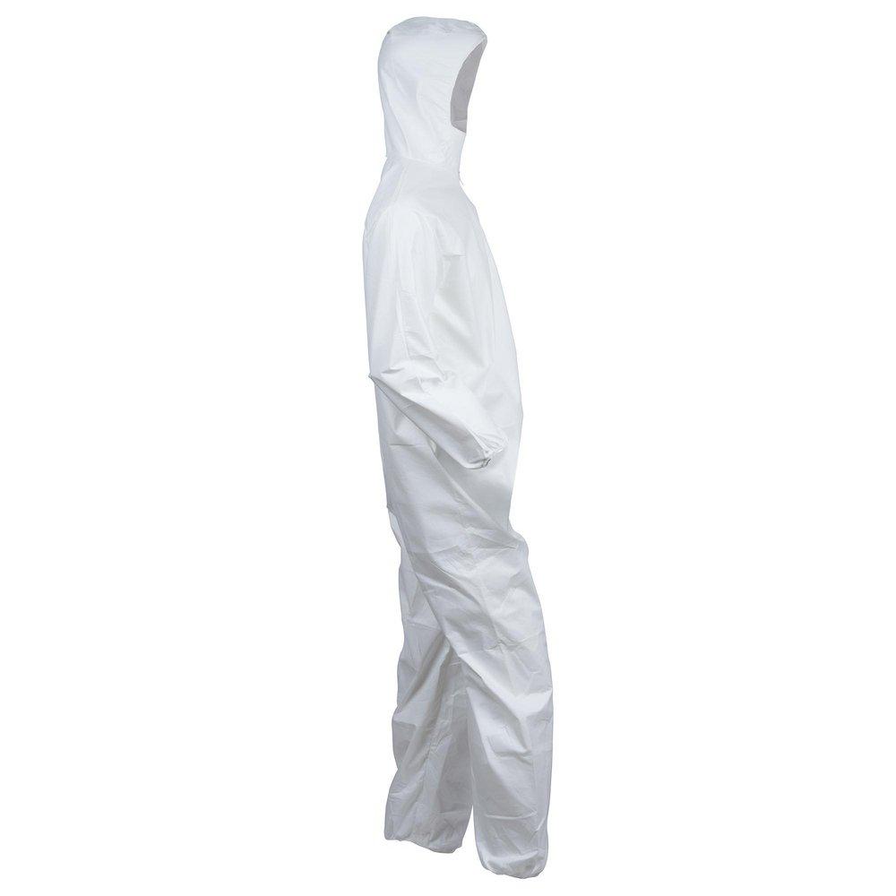 KleenGuard&trade; White Film Laminate Coverall in White 
