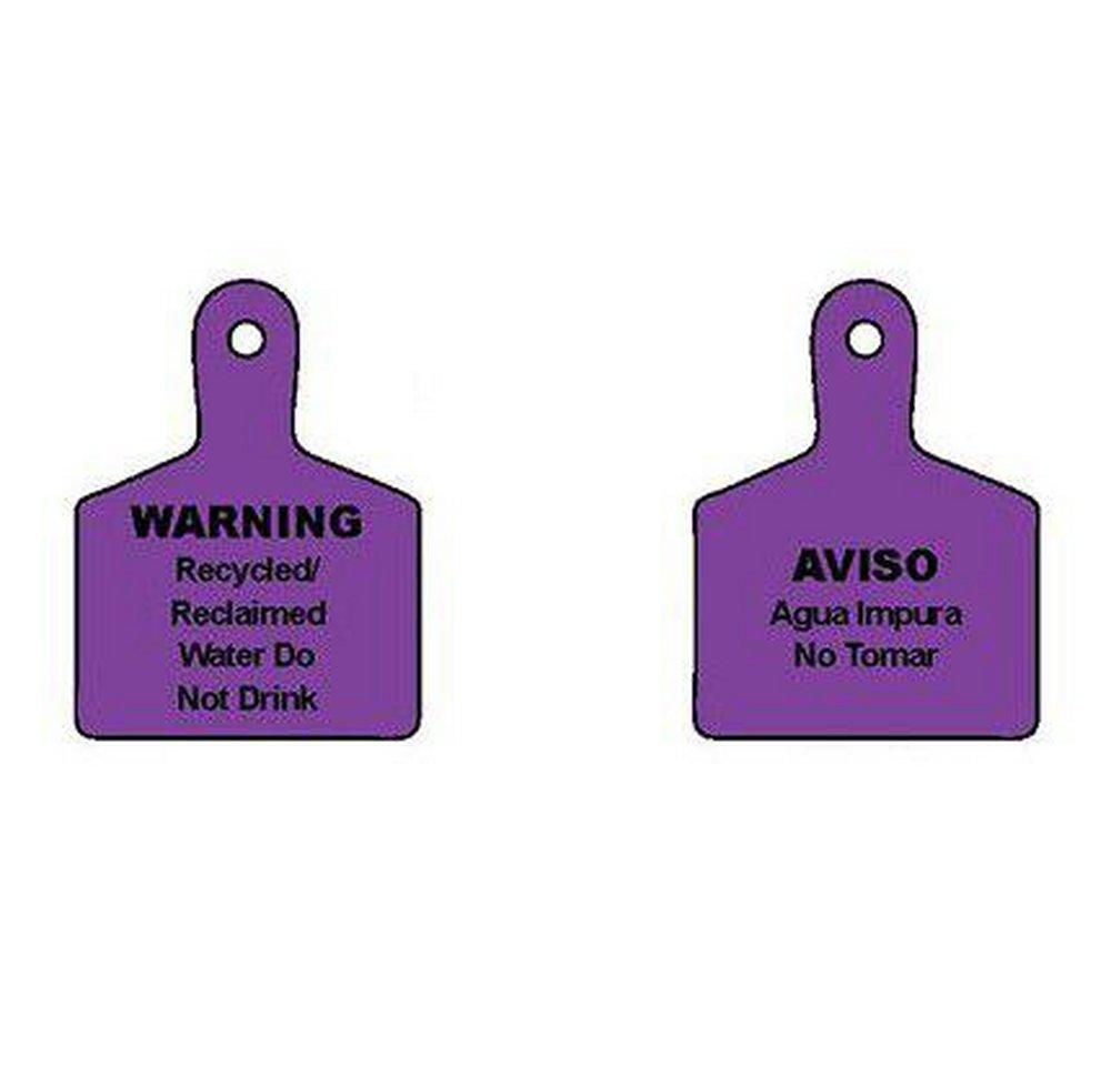 Christy's Purple Residential Double Side Valve Tag 