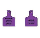Christy's Purple Residential Double Side Valve Tag 