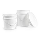 Ropak Corporation White 3-1/2 gal. Plastic Bucket 