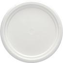 Ropak Corporation White Plastic Lid With Gasket in White 