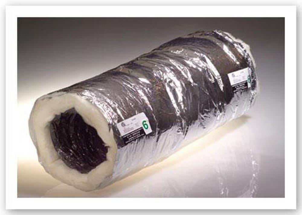 Quietflex Manufacturing Silver 25 ft. Silver Flexible Air Duct 