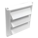 Lambro Industries White 4 x 6 in. Louvered Hood 