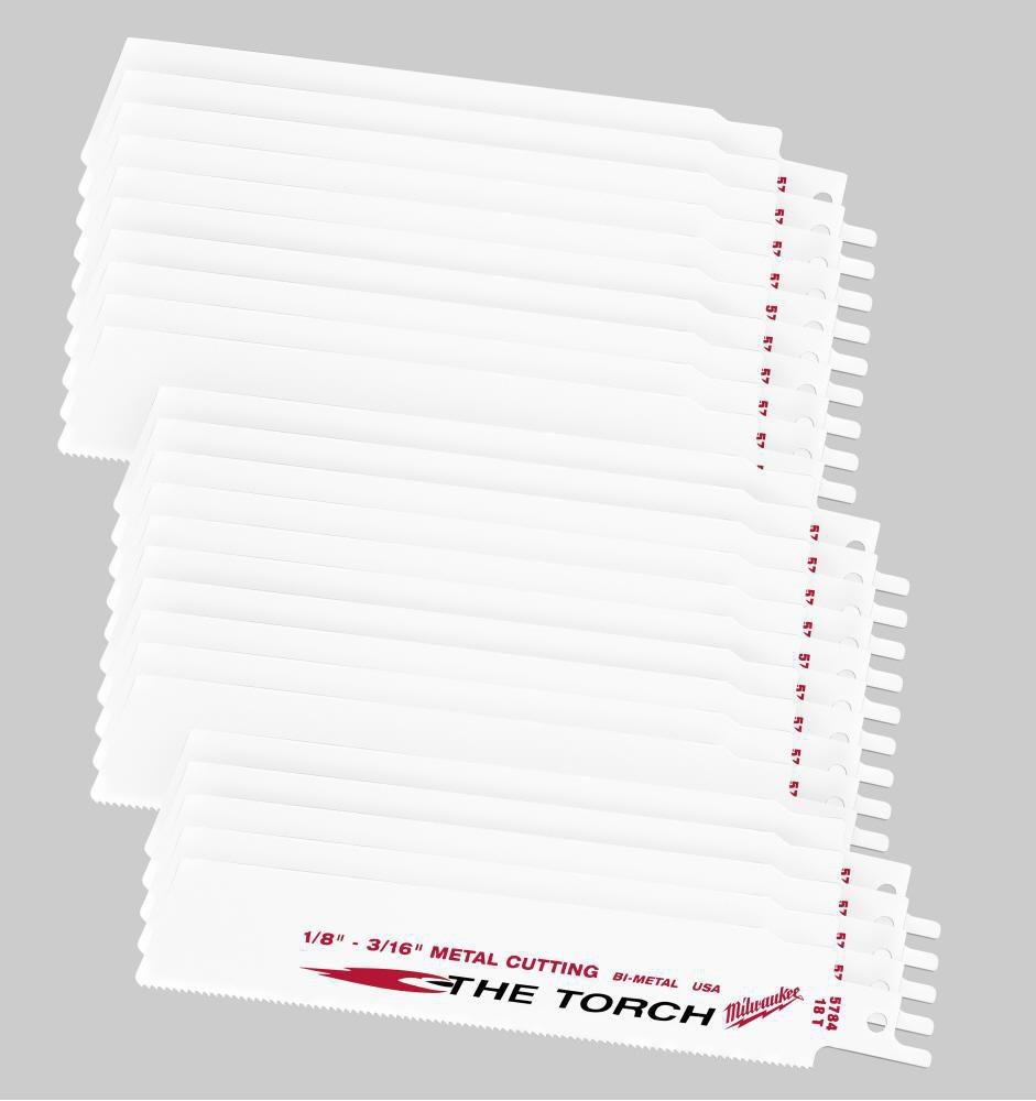 Milwaukee&reg; 6 in. Reciprocating Saw Blade (Pack of 25) 