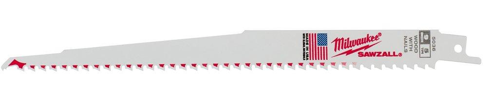 Milwaukee&reg; Silver 3/4 in. 6 TPI Bi-Metal Reciprocating Saw Blade 