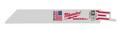 Milwaukee&reg; Silver 6 x 3/4 in. Reciprocating Saw Blade 5 Pack 