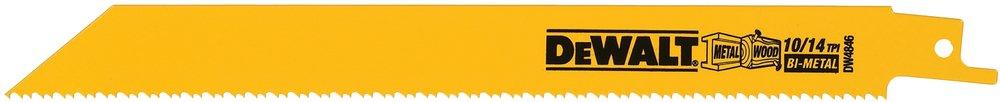 DEWALT 10 or 14 TPI Reciprocating Saw Blade 