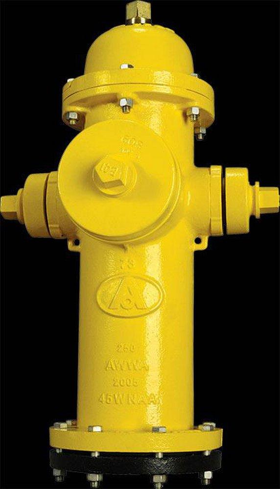 American Flow Control Yellow Yellow Mechanical Joint Assembled Fire Hydrant 
