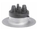 Portals Plus Aluminum 14 x 14 in. Roof Flashing 