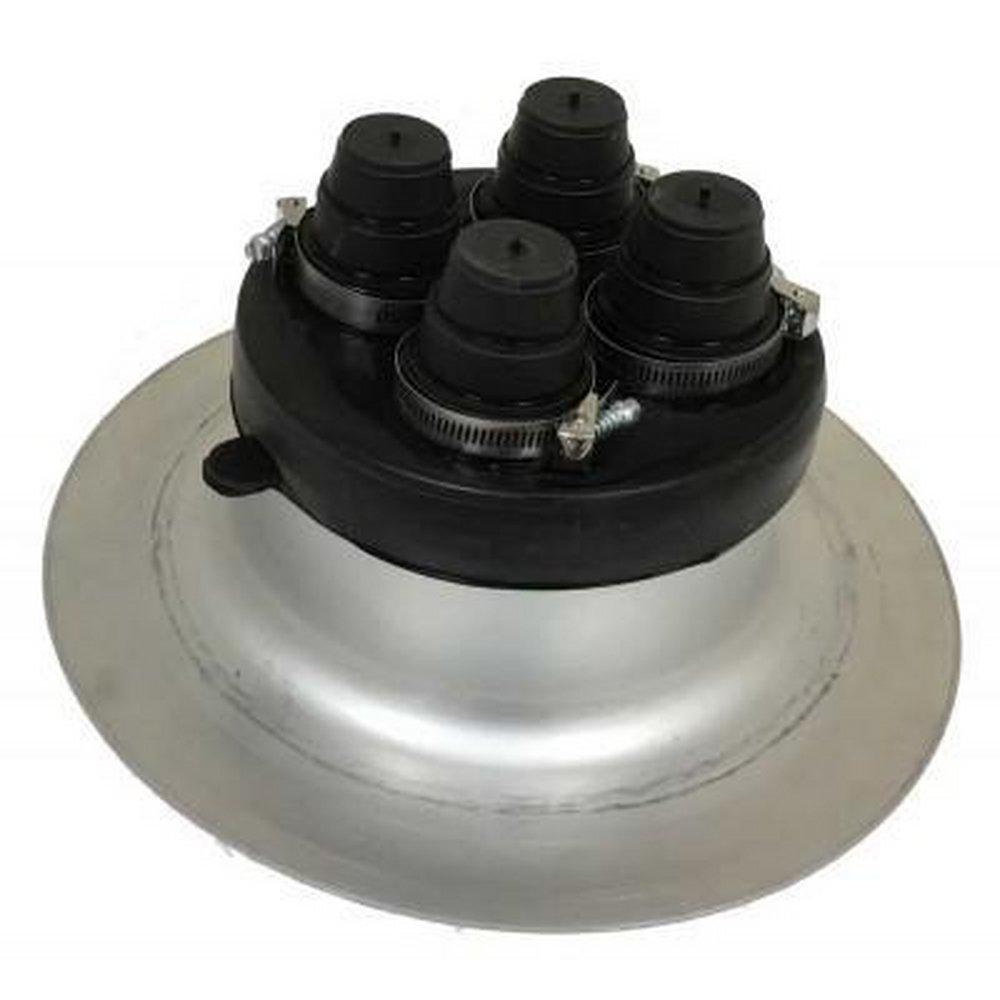 Portals Plus Aluminum Flashing with Cap 