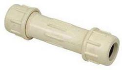 1 in. IPS Straight PVC and Rubber Compression Coupling
