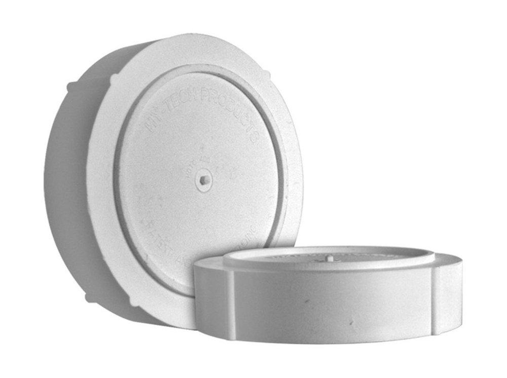 Hy-Tech Plumbing Contractors White PVC DWV Heavy Duty Test Cap in White 