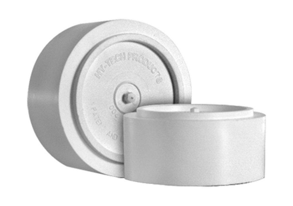 Hy-Tech Plumbing Contractors White PVC DWV Heavy Duty Test Cap in White 