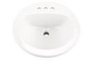 Gerber Plumbing White Drop-in Basin 