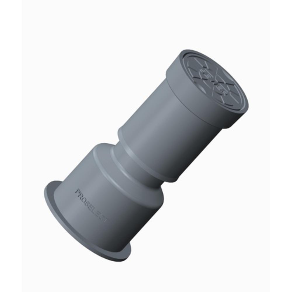 PROSELECT&reg; Black 24 in. Cast Iron 2-Piece Slip Complete Valve Box 